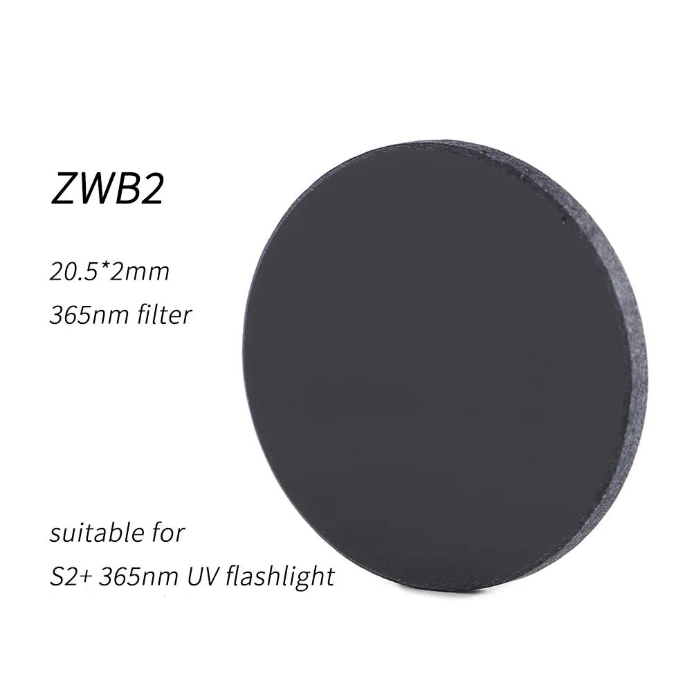 20.5x2mm β ZWB2 , S2 S2 + , 365nm UV , ñ 